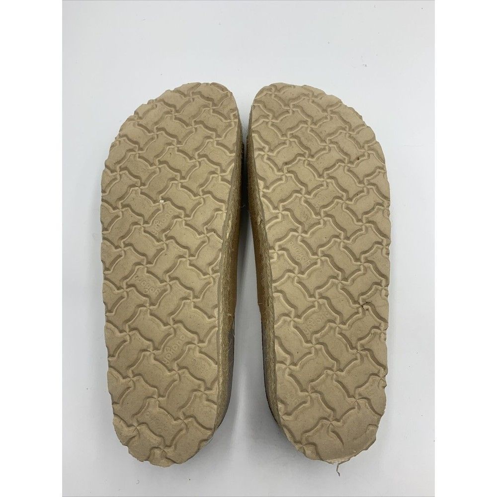 Women’s Double Buckle Suede Sandals in Brown - Picture 8 of 8